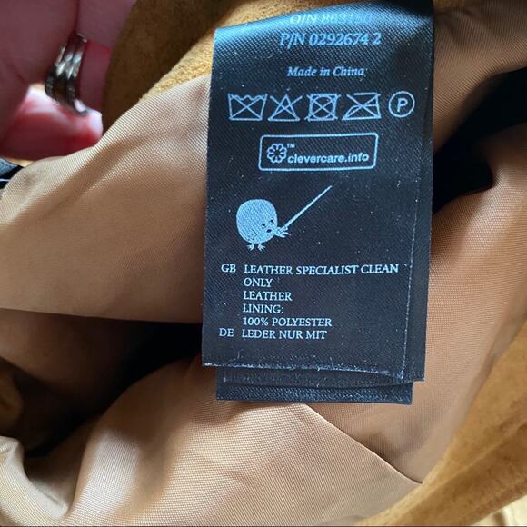 Monki Tobacco Suede Button A-Line 70s Skirt Size 6 - Picture 10 of 13